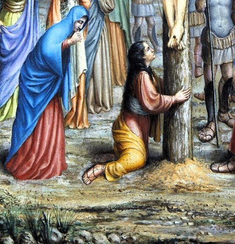 « Crucifixion du Christ »   Huile sur panneau